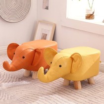Childrens small stool cartoon creative home bench sitting stool cute animal changing shoe stool elephant sofa net red door