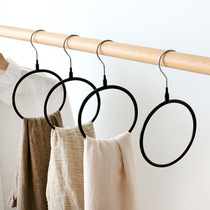 Mu collar ring scarf storage hanger ring hanging silk scarf shelf belt belt tie silk scarf home 3 sets