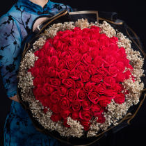 99 Rose Bouquet Soap Flowers Valentines Day Send Girlfriend Romantic Gift Bestie Birthday Gift Engagement Yongsheng