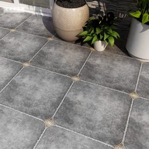 Yard floor tiles 600x600 outdoor balcony small terrace Courtyard anti-slip floor Retro tiles Outdoor antique tiles