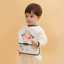 Baby eating clothes full body waterproof two-year-old baby baby one-year-old female treasure anti-dirty bib winter children autumn and winter boys
