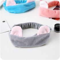 Wash hair with simple hair card hair band female head hoop autumn and winter cute Net red headgear tie hair wash headscarf