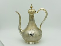Special price 1898 French antique silverware sterling silver tea tea pot coffee maker Minerva level one