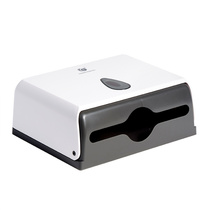 Plastic stainless steel toilet paper box hotel restaurant toilet square towel rack large perforated drawing tissue box