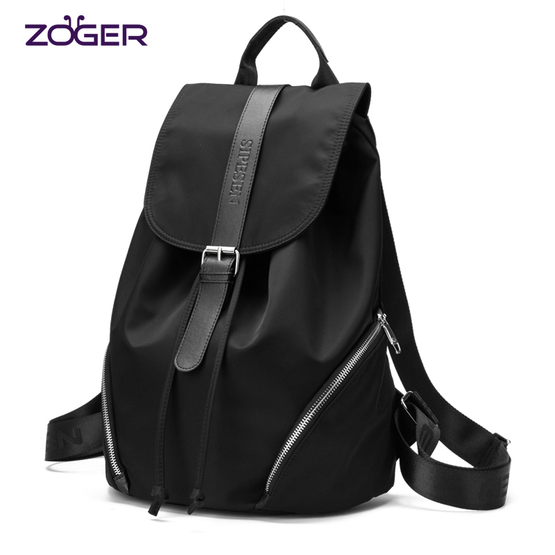 Zoger Large Capacity Shoulder Bag Female 2019 New Korean Edition Student Bag Fashionable Leisure Travel Backpack