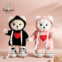 VesselTeddyTales joint couple teddy bear Valentines Day limited hand-made collection gift handmade doll
