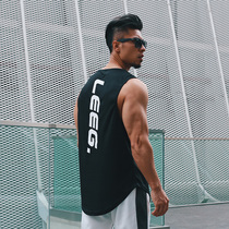 Basketball fitness vest men loose muscle training clothes Running sports quick-drying waistcoat summer sleeveless t-shirt tide