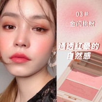 GIRL2girl two-color blush nude makeup natural vitality girl student affordable orange sun red rouge plate