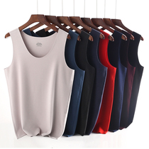 Mens duvet Cashless Warm Vest Winter Thickened gush spontaneous thermal underwear for wearing undershirt close-fitting blouses