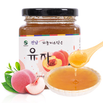 Quannan peach oolong tea drink fruit tea mixed honey fruit tea Korea Quannan brand direct camp