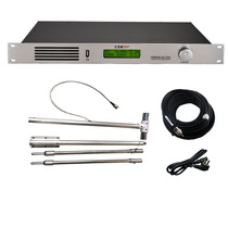 200W wireless stereo FM high-power audio transmitter with USB can be directly inserted in U disk to play MP3