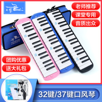 Harmonica 37 keys 32 key beginners elementary school students with professional playing grade harmonica blow pipe musical instrument young child female