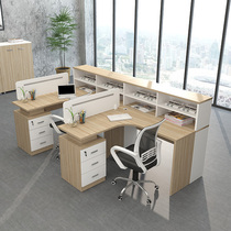 Screen partition Double position office desk Office table and chair combination Staff desk Office work desk Office furniture