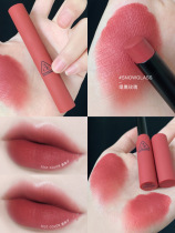 South Korea 3CE RED Black thin pipe pipe FLUFFY RED PLAIN SIMPLE STAY Matte Velvet Lipstick