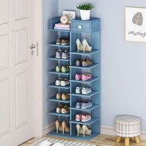 Shoe stool multi-layer simple household economy space-saving shoe cabinet shoe rack door small shoe shelf dormitory storage