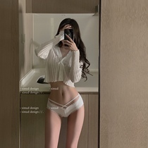 Underpants ladies summer thin cotton antibacterial cotton breathable seamless sexy low waist girl lace breifs