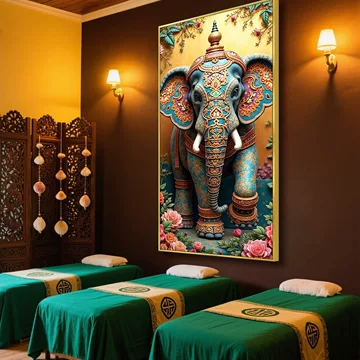 新品·縁起象、壁画、背景、掛画 大象招财壁画- Top 50件大象招财壁画- 2025年7月更新- Taobao