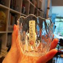 Collection level out of Japan Japanese-style orange petal western wine glass Whisky glass household creative high-value cup