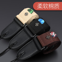 Cotton folk guitar straps Electric guitar straps Personalized acoustic guitar straps Bass straps are soft and comfortable