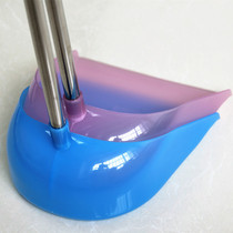 Yijing stainless steel rod plastic broom dustpan set Garbage shovel broom bucket combination