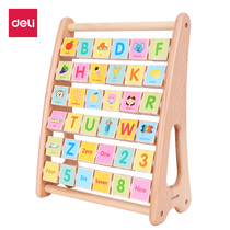 Alphabet shape cognitive board toys baby children early teaching cognitive wood safety
