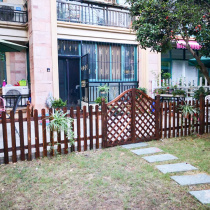 Garden decoration anticorrosive wood fence outdoor vegetable garden lawn fence fence small fence outdoor fence guardrail courtyard