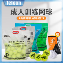 Teloon Tianlong tennis 801 603 Resurrection ace Beginner high elastic anti-playing wear-resistant training tennis ball
