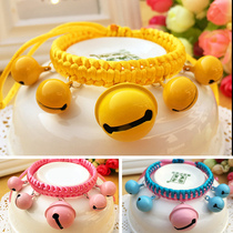 Dog collar cat neck jewelry pet cat ring dog ring collar small dog cute woven teddy dog Bell