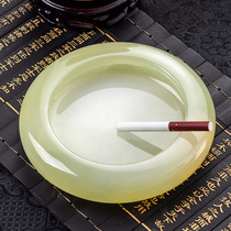 Natural Jade Creative Home Personality Living Room Cigar Ashtray Minimalist Office Chinese Stone Chaise Custom Gift