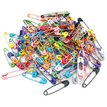 Butterfly brand insurance pin color Wire pin 100 transparent box 2 7cm safety pin metal clasp