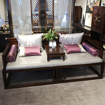 New Chinese-style Arhat bed all solid wood modern minimalist Zen B&B hotel club home furniture customization