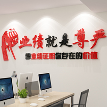 Performance is Dignity Office Wall Decoration Intermediary Sales Team Motivashi Slogans Corporate Culture Wall Stickers