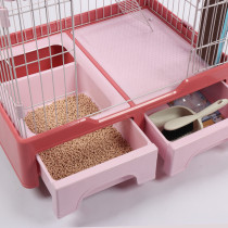  Chuangyi cat cage with toilet One bold indoor household two cats cat house cat litter basin drawer large free space
