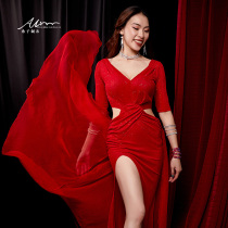 Xizis belly dance practice clothes female summer 2021 new suit performance clothes Oriental Dance Dance Dance clothes