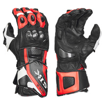 SBK motorcycle racing gloves Carbon fiber long protective knight gloves Motorcycle racing anti-fall riding touch screen