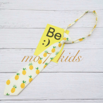 MO7kids childrens new tie Korean personality cute foreign style free adjustable printing cartoon bow tie tide