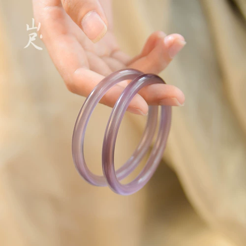 Природная руда из нефрита, агатовый сиреневый женский браслет