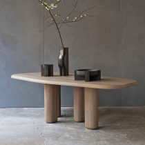 Nordic solid wood dining table simple modern small apartment desk designer wagi dining table and chair combination