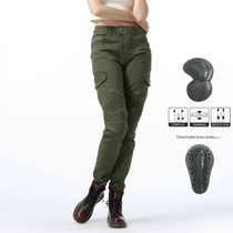VOLERO new casual fashion pants Slim motorcycle jeans locomotive female knight racing riding pants women