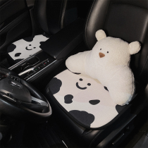 Car cushion four seasons universal summer cool pad breathable cute goddess car seat butt pad Car supplies
