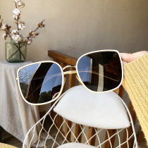  2021 new myopia glasses tide sunglasses driving square big face thin anti-ultraviolet high-end sunglasses women