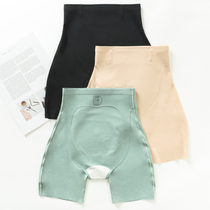 High waist collection underpants female summer scratchless ice silk flat corner Summer slim collection of small tummy tummy Tiptyfour shorts summertime