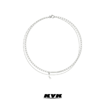 KVK2021 new necklace cold wind advanced sense light luxury niche design Free Assembly personality choker
