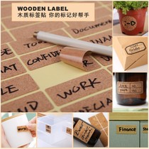 Waterproof label sticker Handwritten commodity price label Bottle classification ins Ancient essential oil self-adhesive name sticker