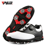 PGM golf shoes mens activity nail rotating shoelaces Waterproof microfiber leather soft rubber sole golf shoes mens shoes