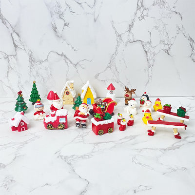 taobao agent Christmas micro -landscape decoration Christmas Tree Snow House Santa Santa Gifts DIY Scene Slash