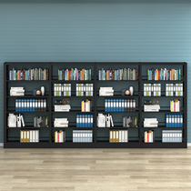 Prager Steel Bookshelf School Library Bookshelf Frosted Black Bookstore Reading Room Bookshelf Iron Material Shelf