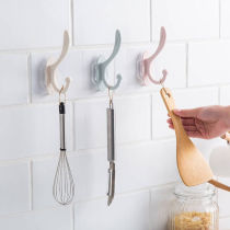Cloak hook for 2 4 10 fit new minimalist fashion clothes hat rack free of punching wall-mounted thickened hanging clothes hook