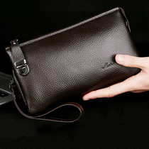 Hand Grab Bag Men Genuine Leather Handbag Mens Bag Handbag Handbag Head Layer Cow Leather Texture Casual Trend Mobile Phone Bag