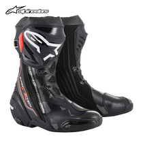a star alpinestars Motorcycle racing boots Professional Track boots Motorcycle boots Fall-proof SUPERTECH R